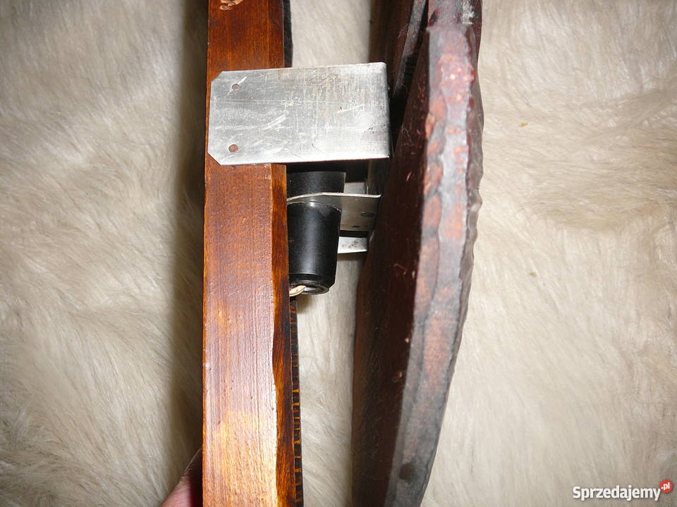 Lampa drewno duża rzeźbiona ścienna rzeźba ze dolnośląskie Wrocław