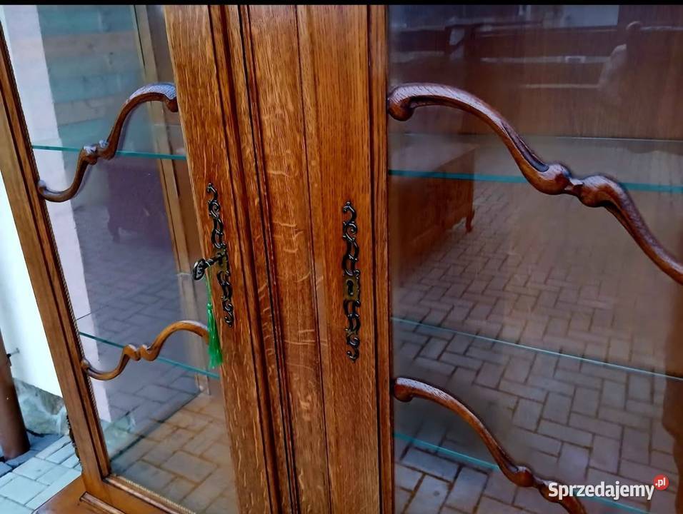 Witryna Biblioteczka Serwantka Stylowa Komoda Kredensy i witryny