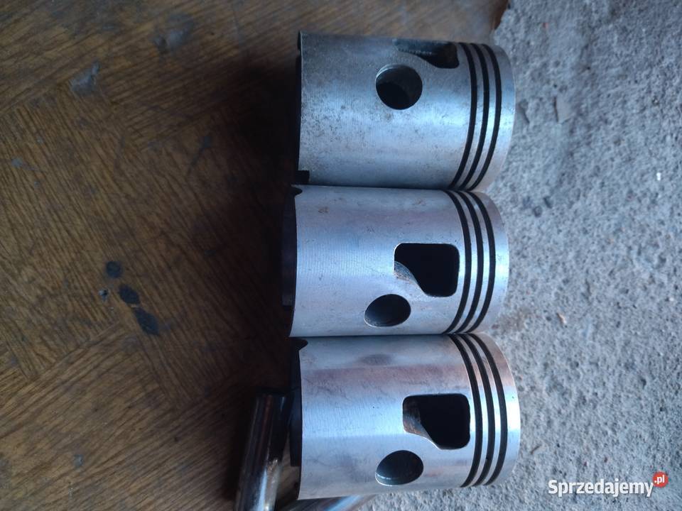 Tłoki do Syreny nowe oryginalne 3 sztuki Rok produkcji 1984