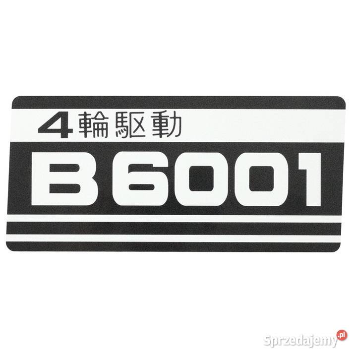 Naklejki Kubota B6001 Tajęcina