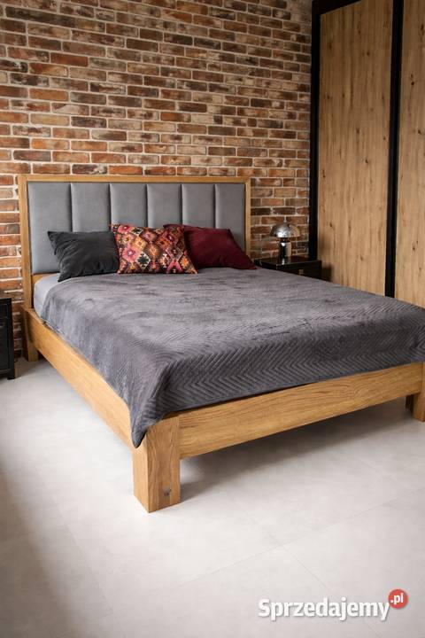 Łóżko dębowe lite solidne Ropczyce
