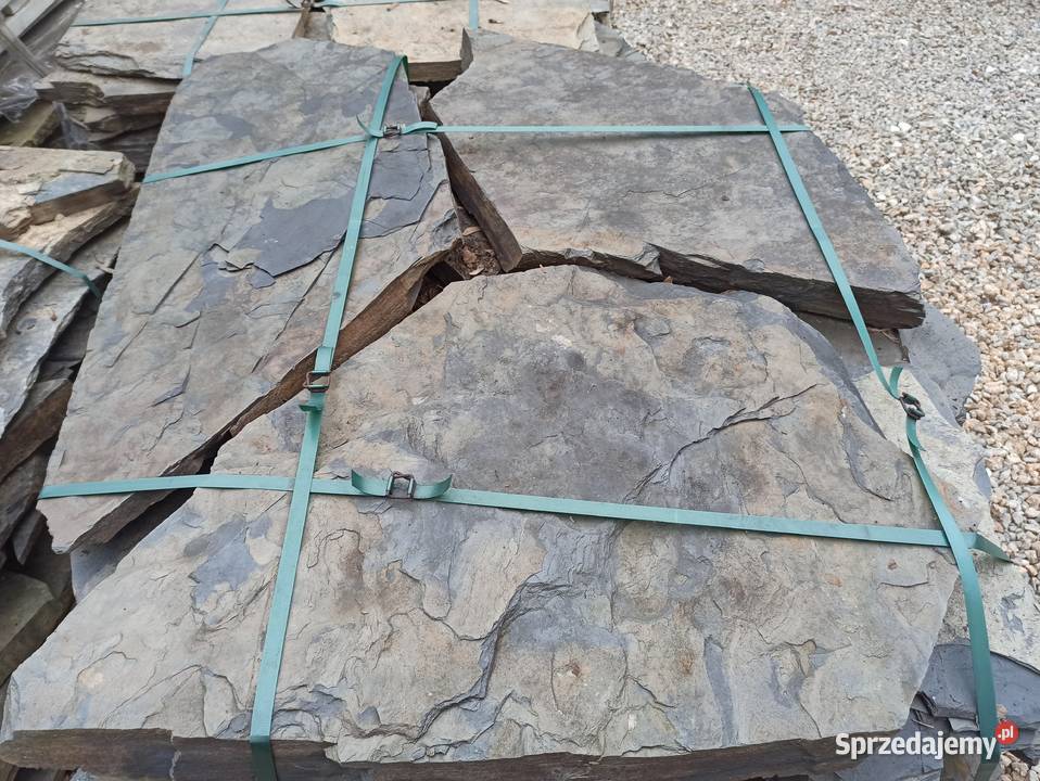 Łupek Elewacyjny czarnobrązowy na elewację Oświęcim