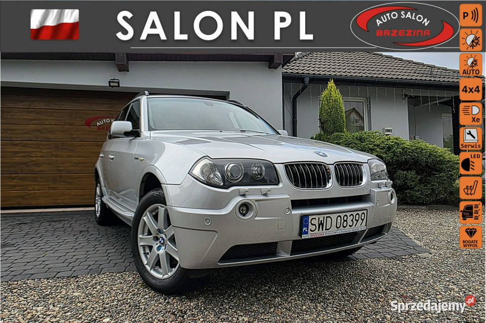BMW X3 automat 4x4 Hak E83 20032010 4/5 Rydułtowy sprzedam