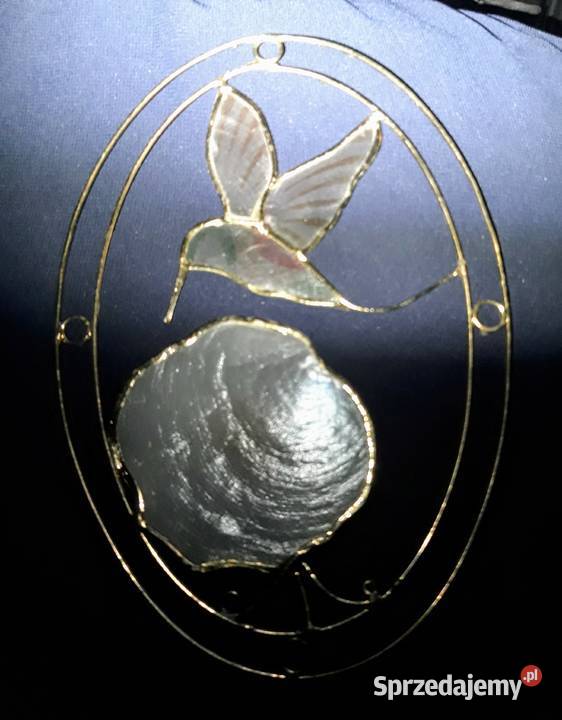 zawieszka witrażowa na szybę masa perłowa Warszawa