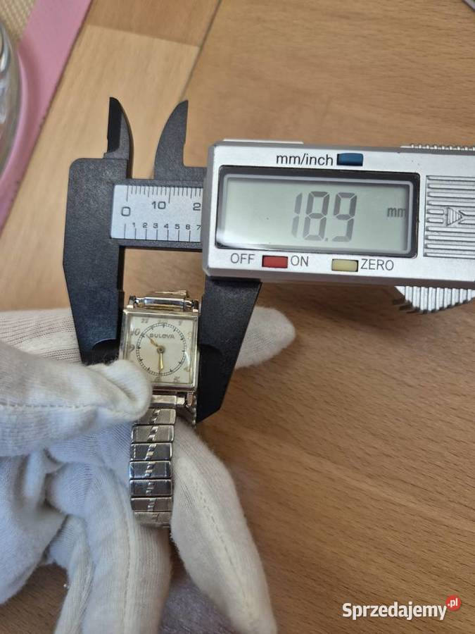 Zabytkowy zegarek damski Bulova1942r śląskie Chorzów