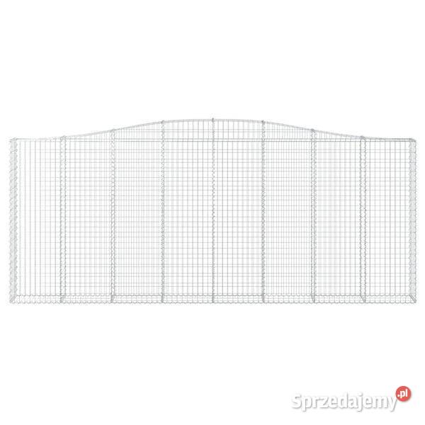 vidaXL Łukowaty kosz gabionowy 400x30x160180