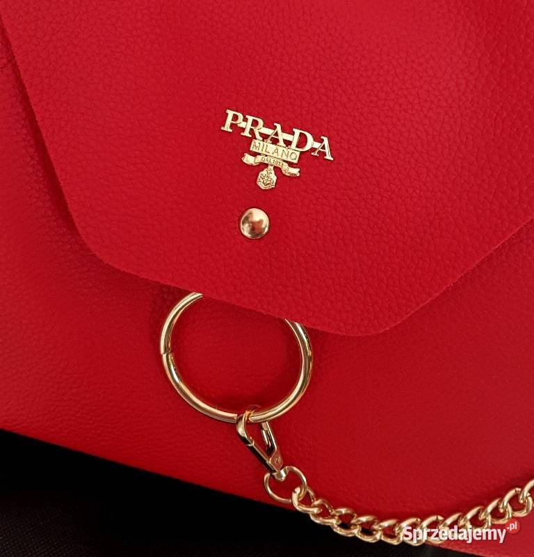 TOREBKA PRADA UNIKAT CZERWONA TOREBKA PRADA Do ręki  Bydgoszcz