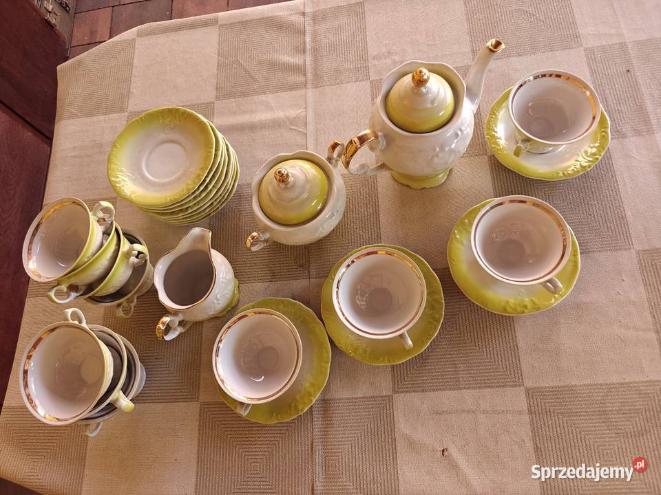 Porcelanowy serwis kawowy Wałbrzych Książ Kluczbork