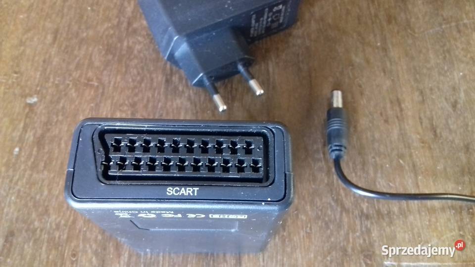 Konwerter HDMI SCART z zasilaczem