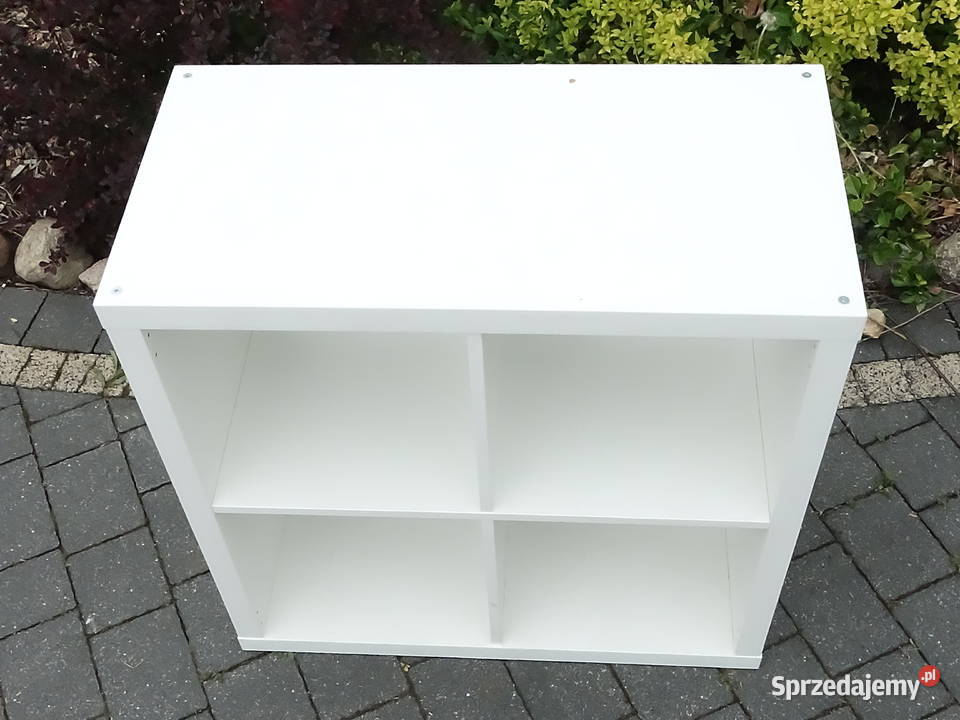Regał kwadratowy 2x2 Kallax Biały Stan 76.5cm lubelskie Biłgoraj sprzedam
