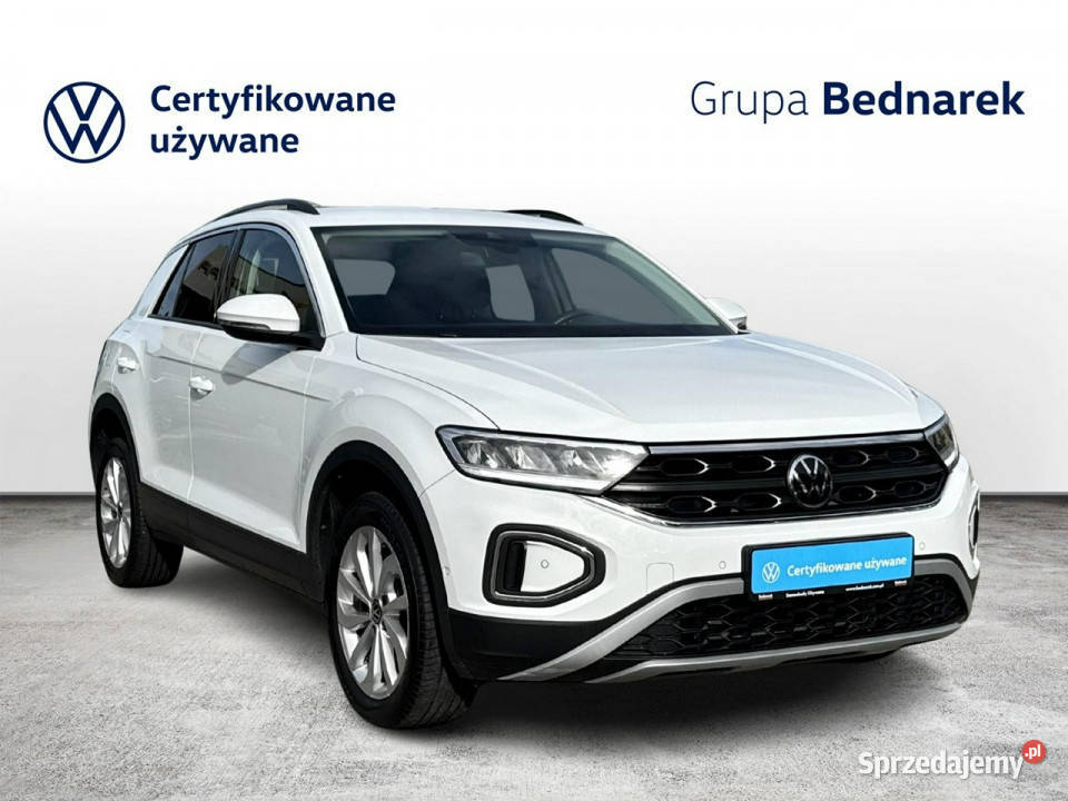 Volkswagen TRoc Bezwypadkowy Salon Polska Serwis wielofunkcyjna kierownica T-Roc Łódź