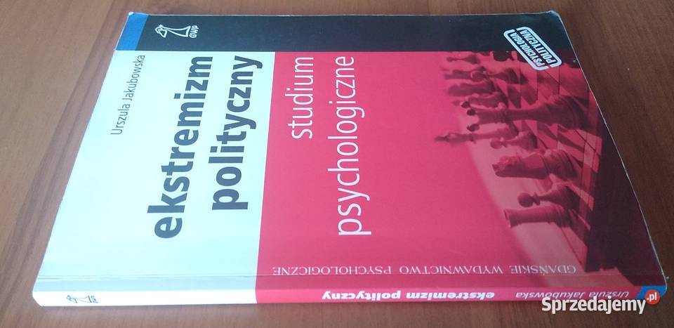 Ekstremizm polityczny studium psychologiczne Gdańsk