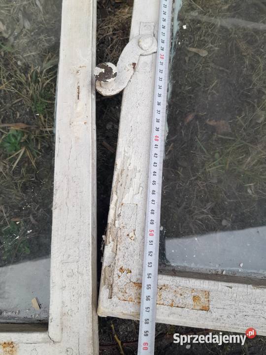 Stare drewniane ramki okienne okna okienka Dąbrowa Górnicza