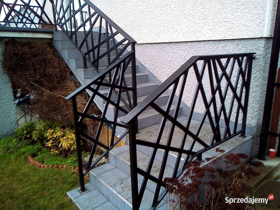 Schody metalowe Balustrady Ogrodzenia GROT usługi budowlane