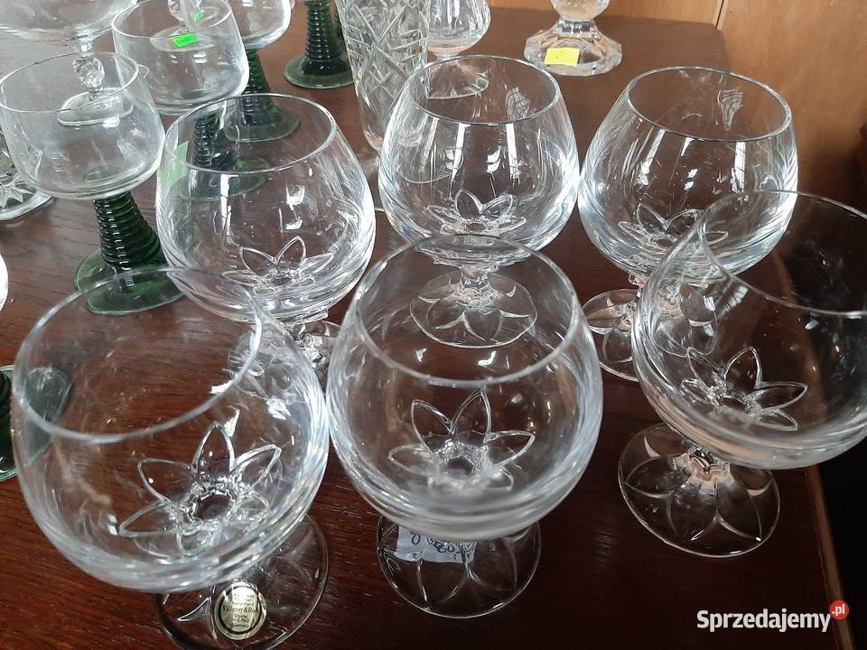 Kieliszki z kryształu do koniaku Stargard
