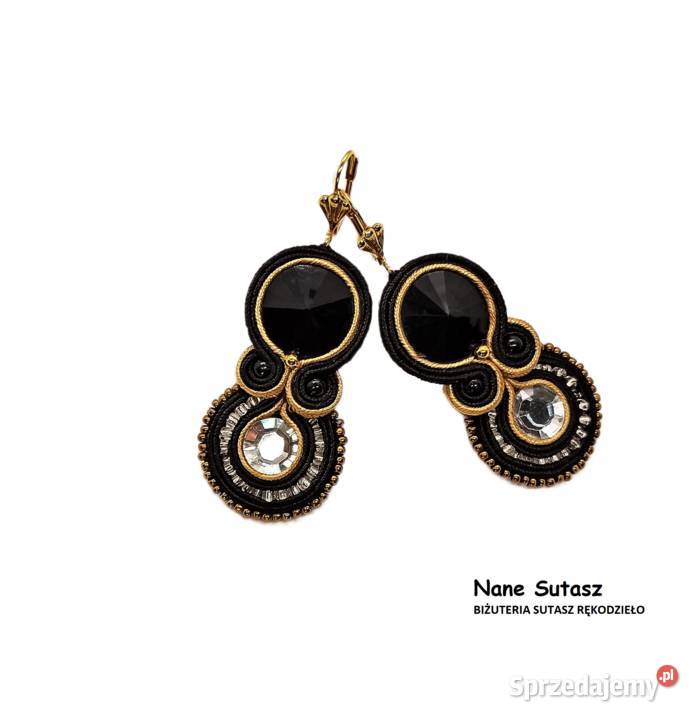 Kolczyki Sutasz rękodzieło Nane Sutasz Lubań sprzedam