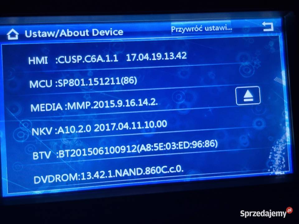 Radio samochodowe CUSP