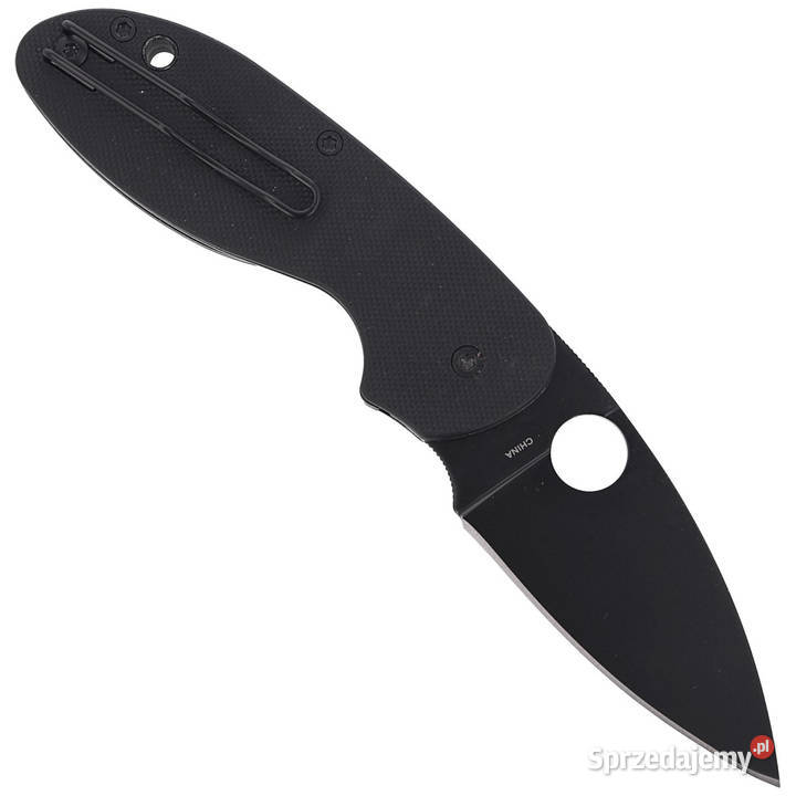 Nóż składany Spyderco Efficient Black G10 Black Akcesoria, narzędzia i noże Warszawa