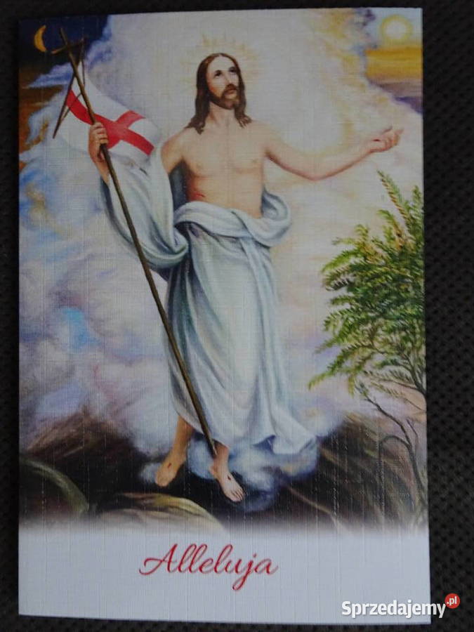 pocztówka kartka świąteczna Wielka Noc Warszawa