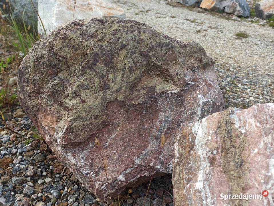 Głaz kolorowy duży kamień Głazy Kora Kamienna Jaworzno