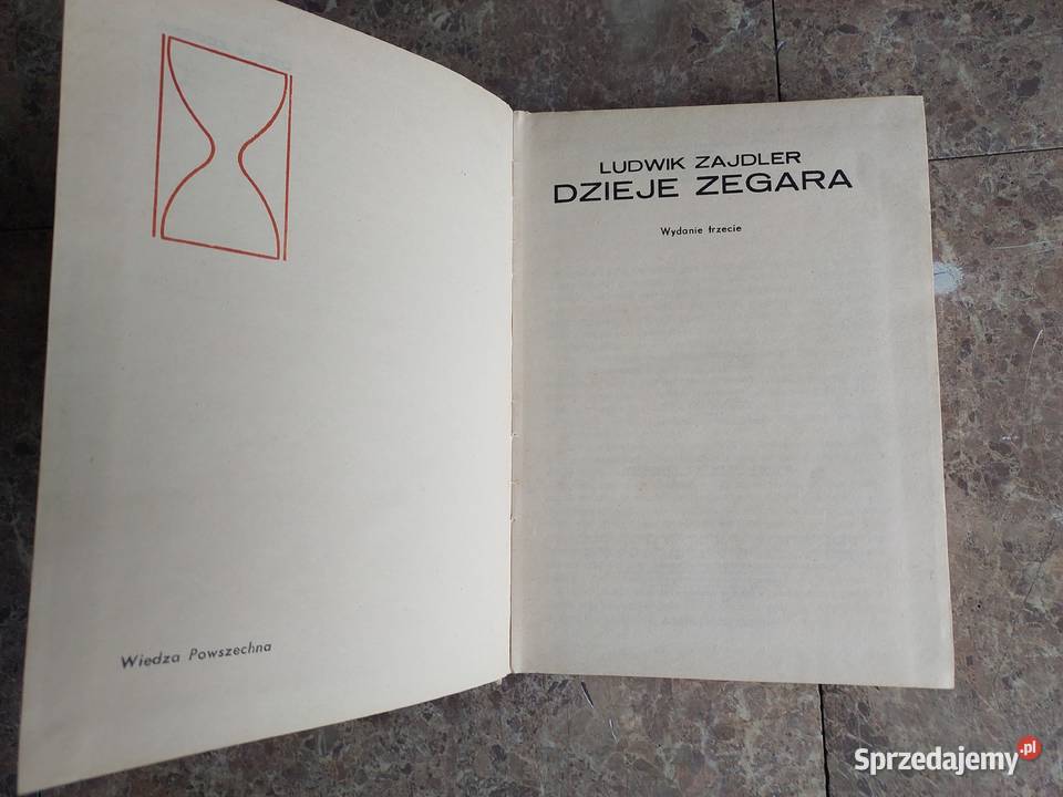Książka Dzieje zegara Ludwik Zajdler 1980r pomorskie sprzedam