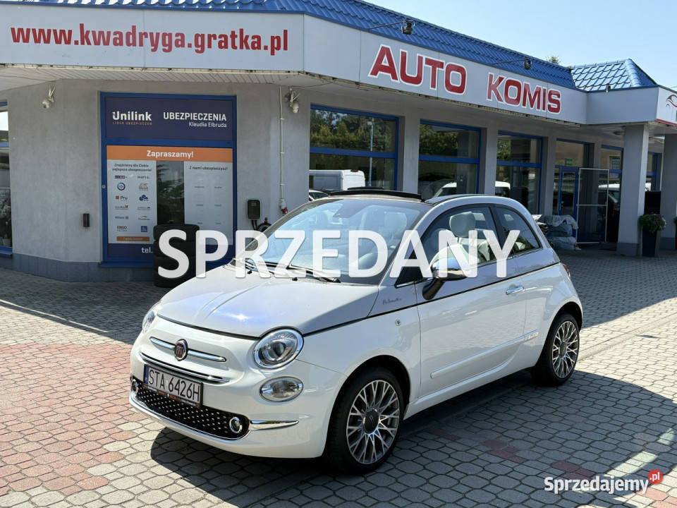 Fiat 500 Rezerwacja I 2007 gniazdo USB Tarnowskie Góry