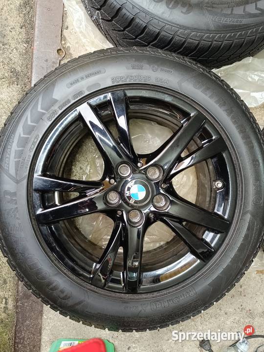 Komplet kół felg aluminiowych BMW opony 205 60 Samochodowe Gorzów Wielkopolski