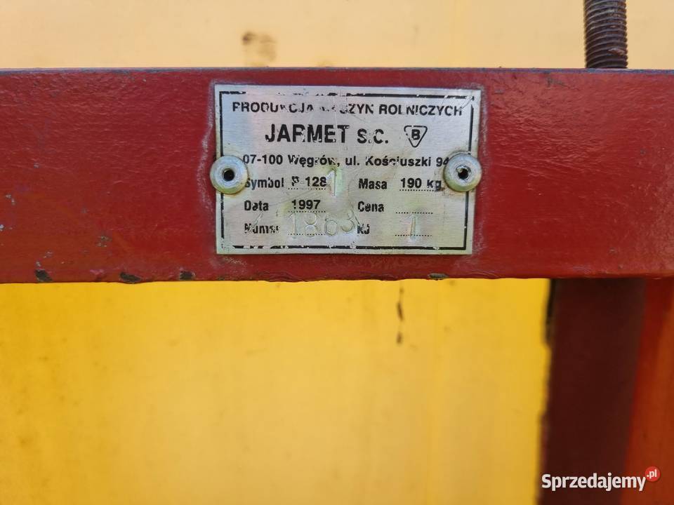 Opryskiwacz Jarmet 300l 12m nieuszkodzony Opryskiwacze Rejowiec Fabryczny