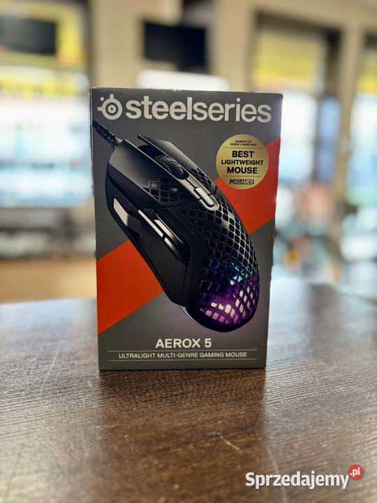 Mysz SteelSeries Aerox 5 USB RGB Gwarancja warmińsko-mazurskie Elbląg