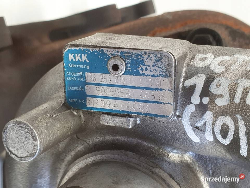 TURBOSPRĘŻARKA Skoda Octavia I 19 TDI turbo Rudka