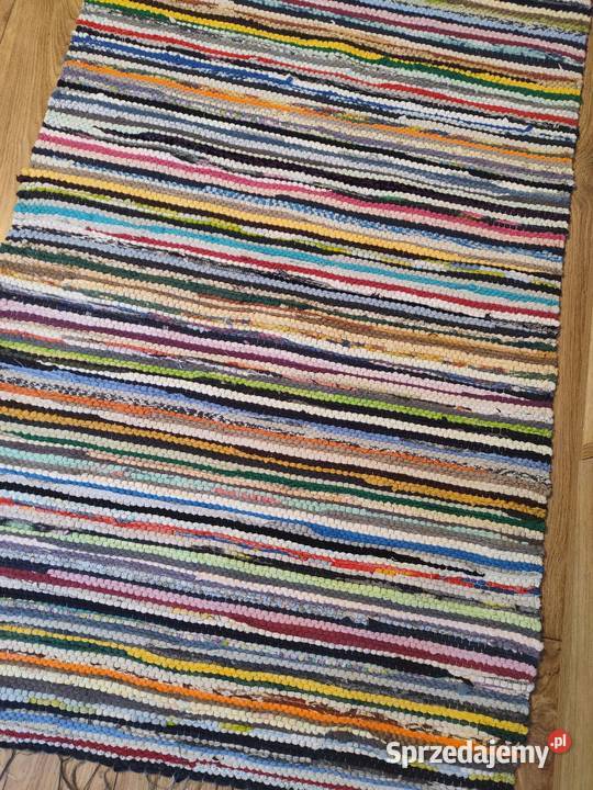 Multikolorowy chodnik szmaciak ręcznie tkany Suwałki
