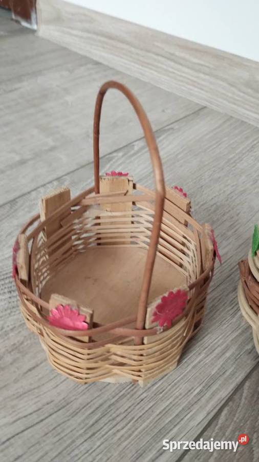 koszyki koszyczki dekoracje 2 sztuki komplet