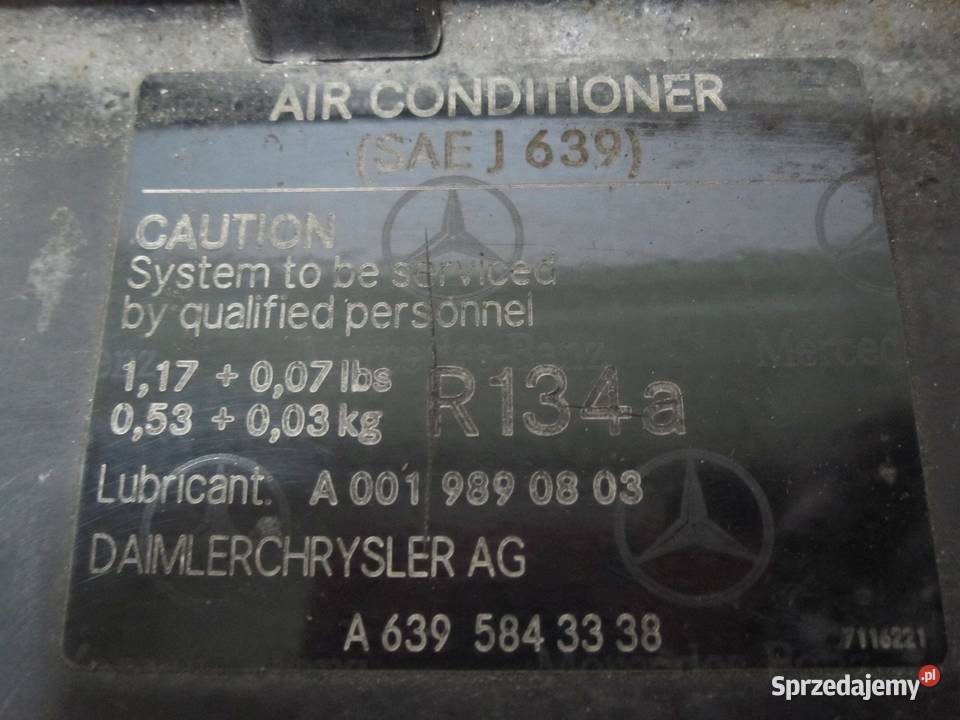 MERCEDES VITO II W639 10r wzmocnienie pas