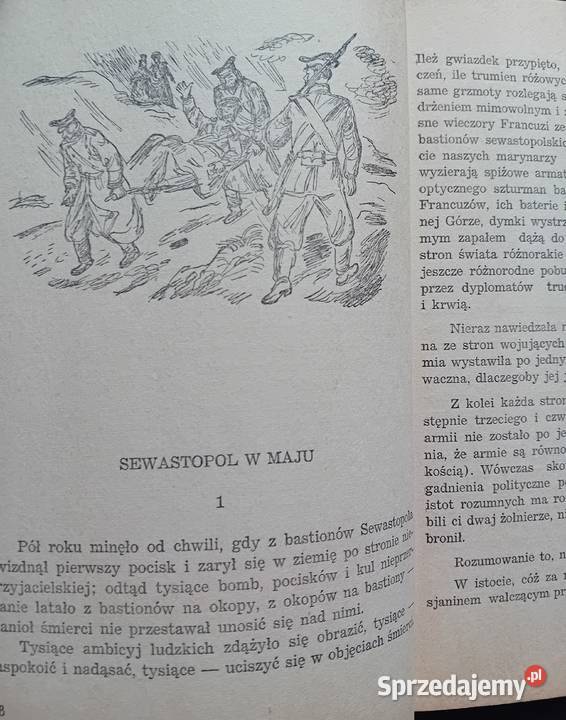 Lew Tołstoj Opowiadania sewastopolskie Wyd I Koźminek