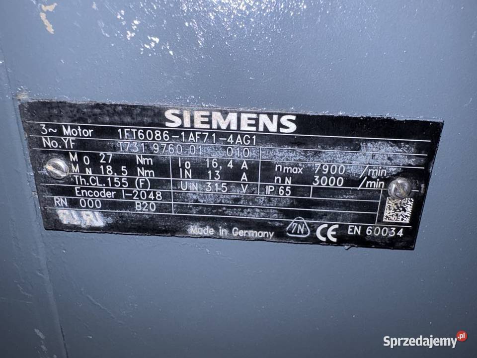 Siemens 1FT60861AF714AG1 Refurbrished mazowieckie Warszawa