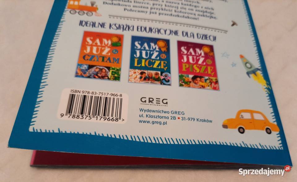 Pisanie literek z Pojazdami Greg Kolorowanki Czeladź