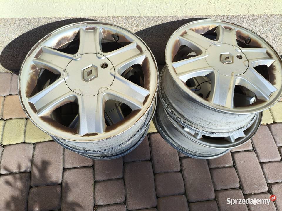 Sprzedam felgi aluminiowe do Renault 6Jx15 ch450 Krzywaczka
