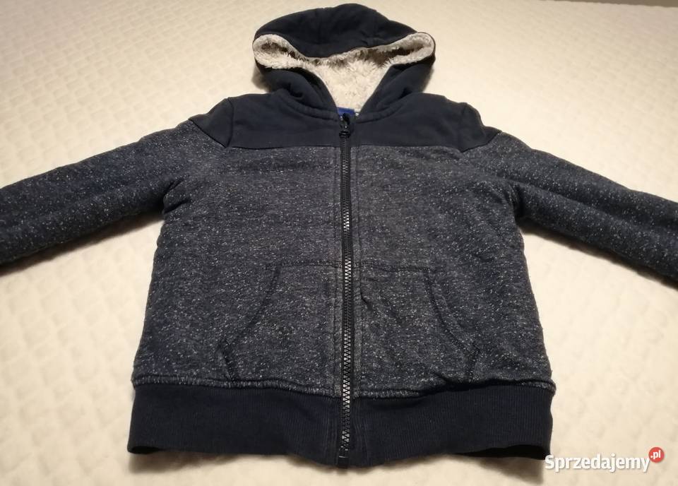 Bluza zimowa rozpinana z kapturem długi rękaw Czeladź