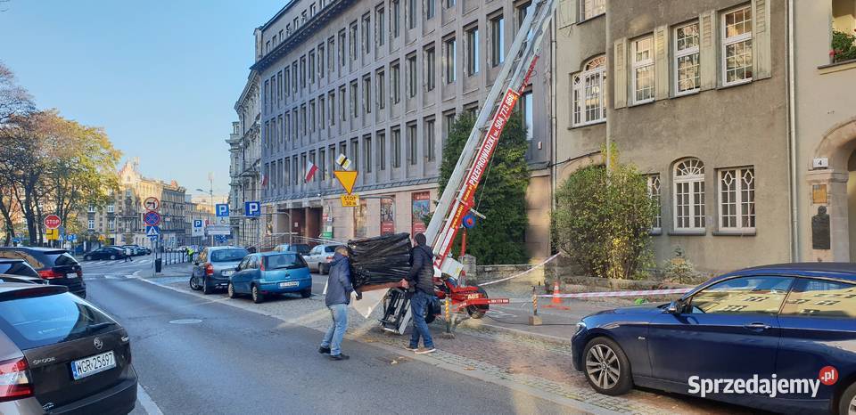Zwyszka drabina dekarska usługa dostarczenia Bielsko-Biała
