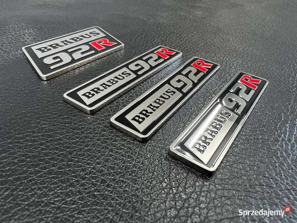 Zestaw Emblematow Smart 453 Brabus 92R Emblematy Motoryzacja Chełm