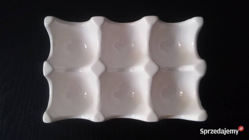 podstawka na jajka biała porcelit biały Warszawa