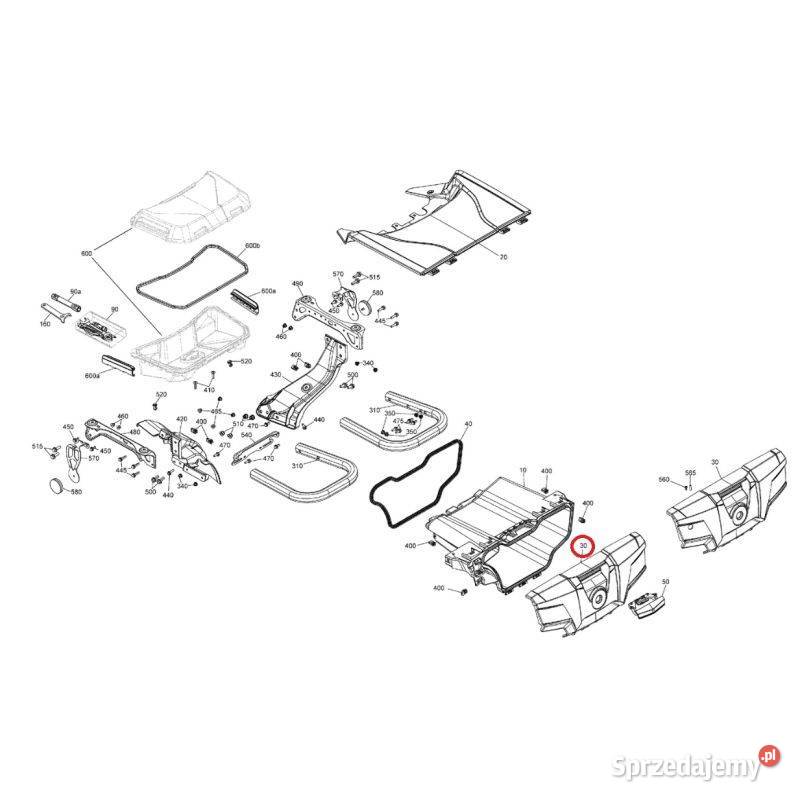 Klapka zamknięcie schowka CanAm outlander BRP Nowy Sącz