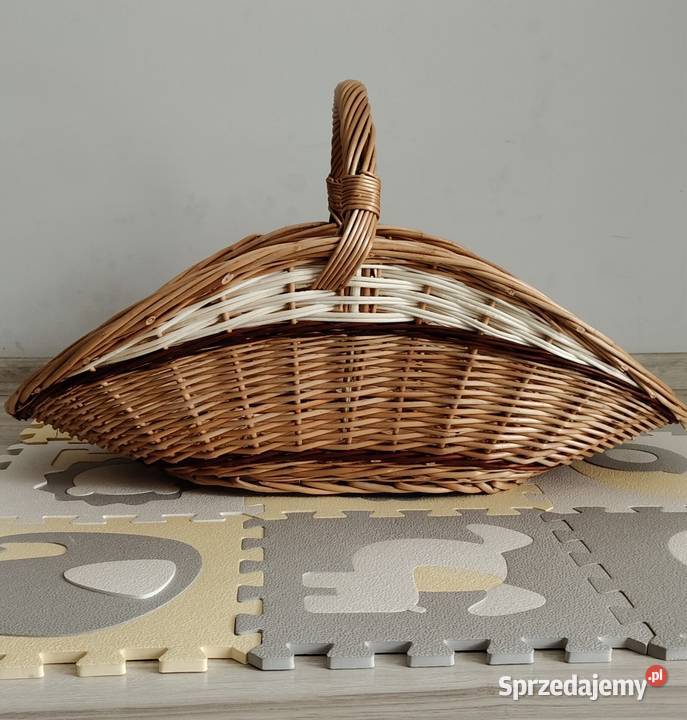 Kosz wiklinowy na drewno XXL Leżajsk