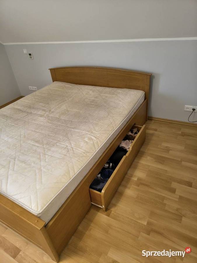 Łóżko sypialniane 160 x 200 z szufladami Toruń sprzedam
