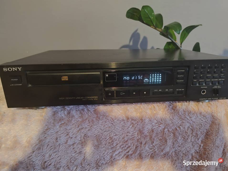 Odtwarzacz CD Sony cdp 395 Trzebuska