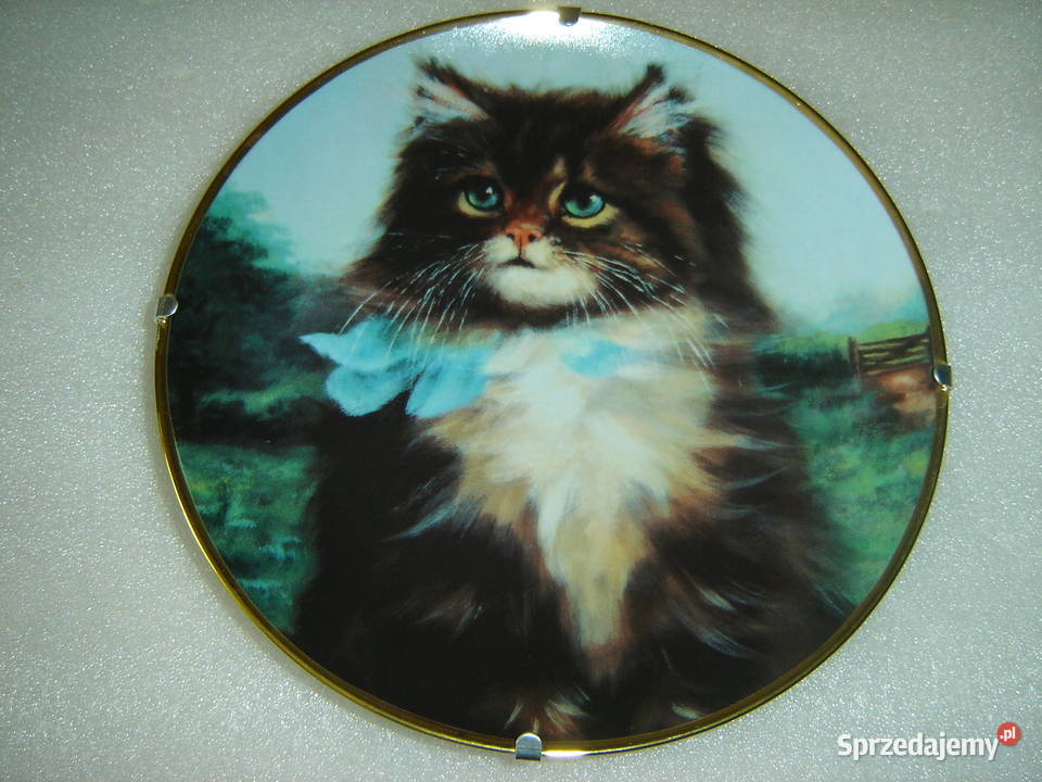 Talerz kolekcjonerski Franklin Mint Kotki