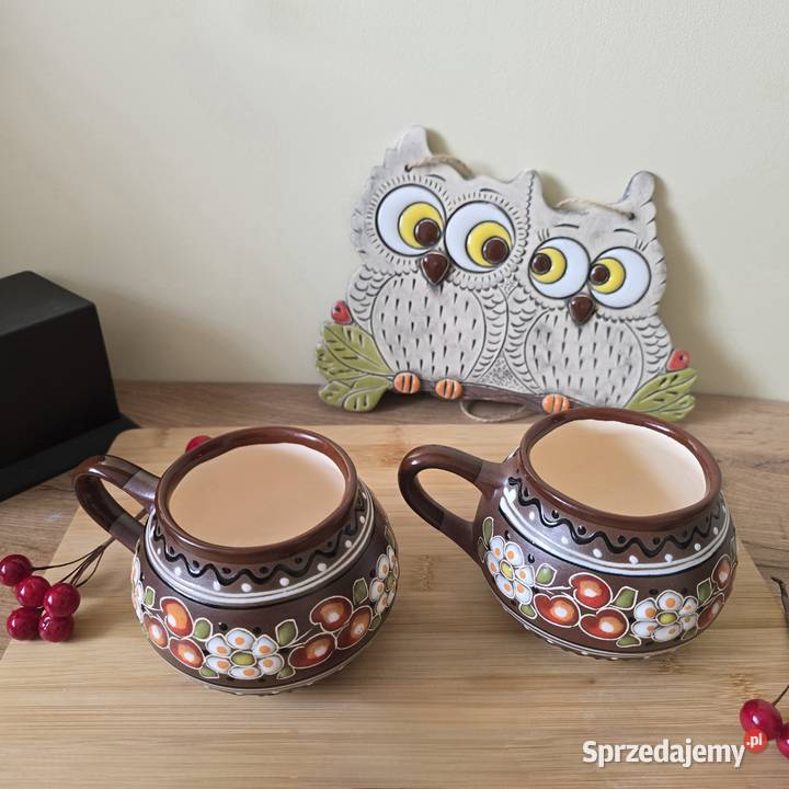 Ekskluzywne Ręcznie Malowane Kubki Ceramiczne 2 Bydgoszcz