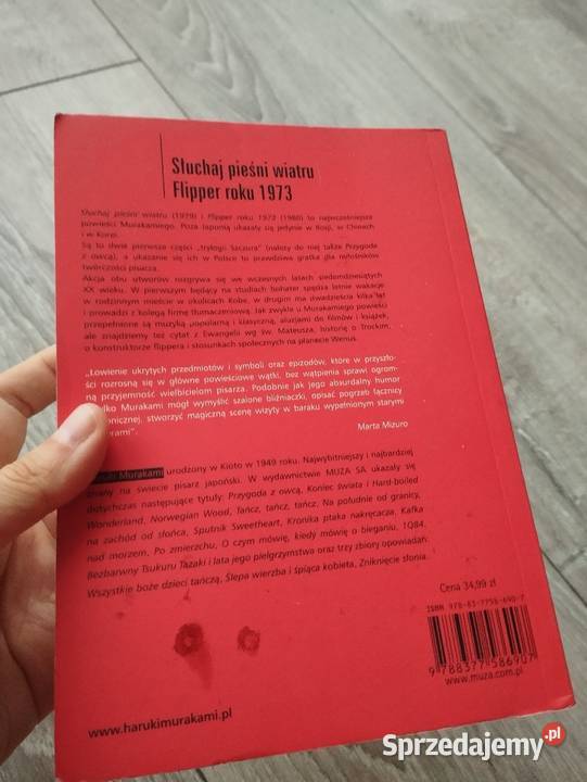słuchaj pieśni wiatru flipper roku 1973 haruki Poznań