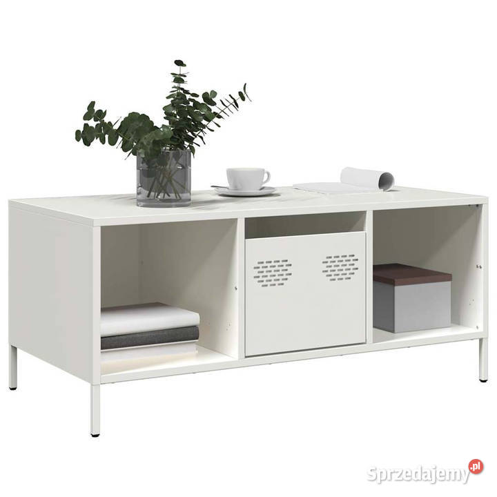 Stolik kawowy biały 1015x50x435 stal walcowana mazowieckie Warszawa sprzedam