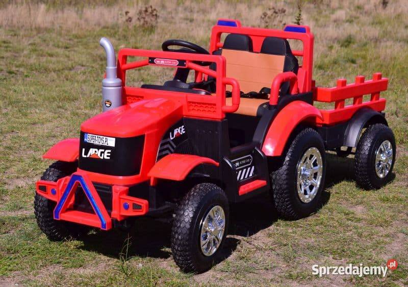 MEGA TRAKTOR LARGE Z PRZYCZEPĄ POMPOWANE KOŁA Toruń